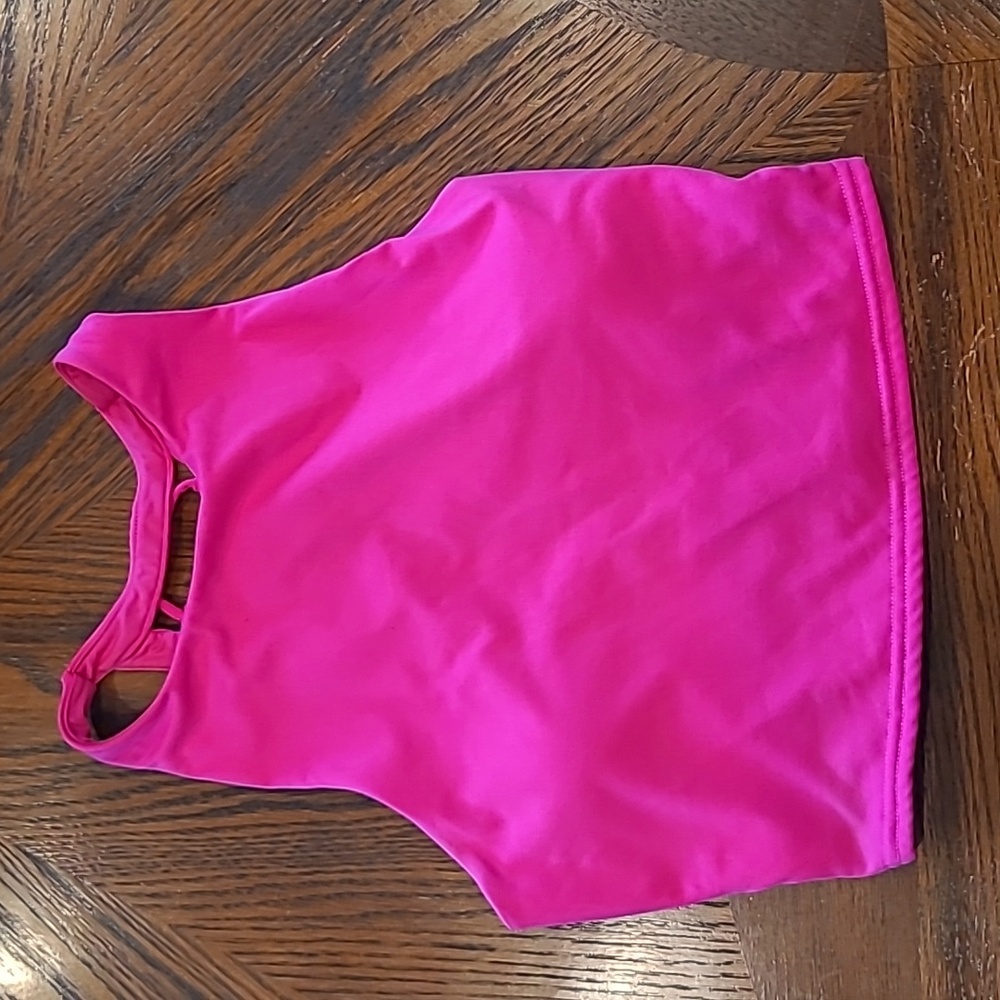 Alo Yoga Pink Lace-Up Sports Bra - Picture 3 of 6